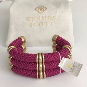 KENDRA SCOTT MAYA TRIPLE CUFF in Orchid Mix